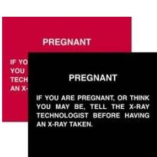 sign: pregnancy (english) - Click Image to Close