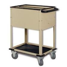 Small Vet Organizational Cart - 2 compartments - Click Image to Close