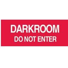 Sign: Darkroom (English)