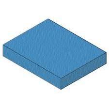 3" rectangle sponge