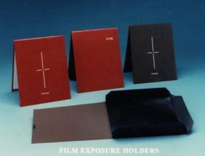 Red Rigid Film Exposure Holder - Click Image to Close