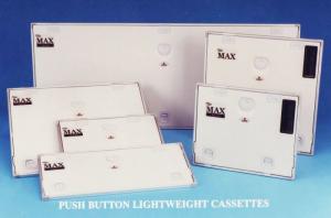 Aluminum Push Button X-ray Cassette & Calcium Tungstate Intensif - Click Image to Close