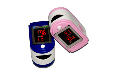 LED Fingertip Pulse Oximeter - Click Image to Close