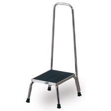 step stool with handrail