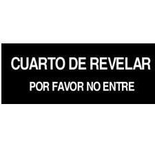 sign: darkroom (spanish)
