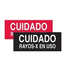 sign: caution x-ray (spanish) NEW & IMPROVED!