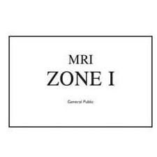 NEW! Zone 1 Sign