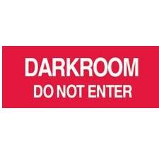 Sign: Darkroom (English)