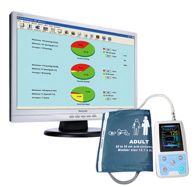 Color LCD Ambulatory Blood Pressure Monitor