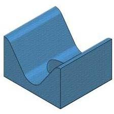 AP/PA Adult Head Holder coated