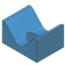 AP/PA Child Head Holder coated